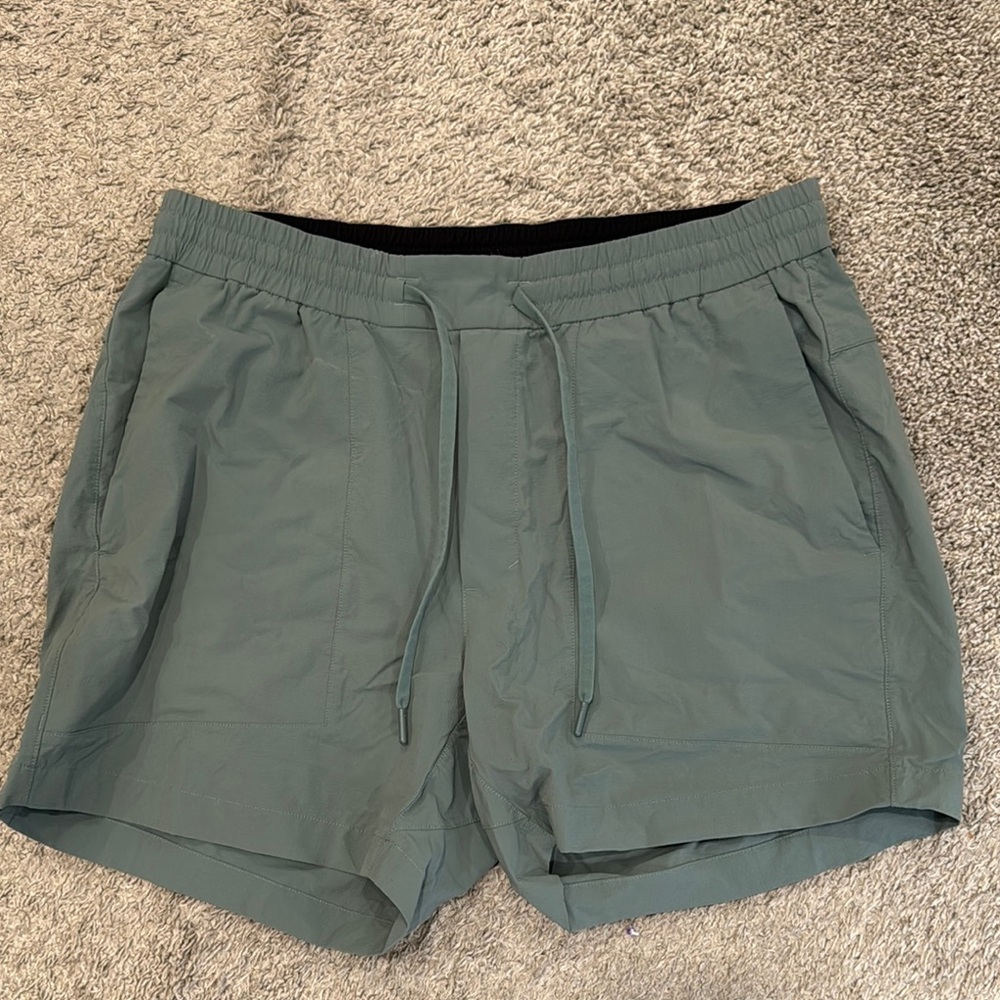 Teal Lululemon shorts men